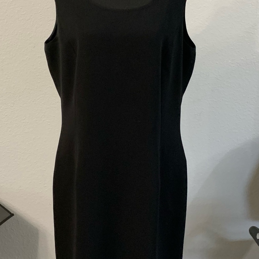 Anne Klein Classic Black Midi Dress
